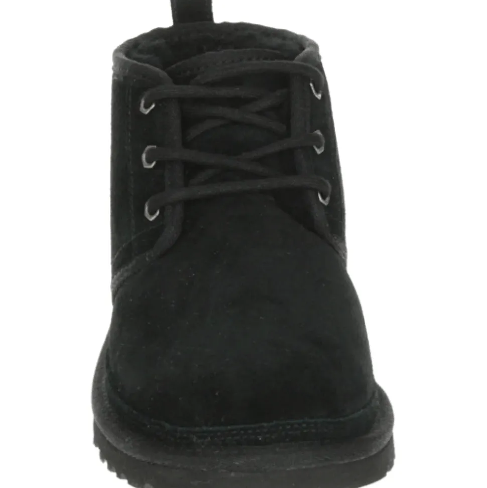 Sportliche Mitte Schwarze Wildlederschuhe