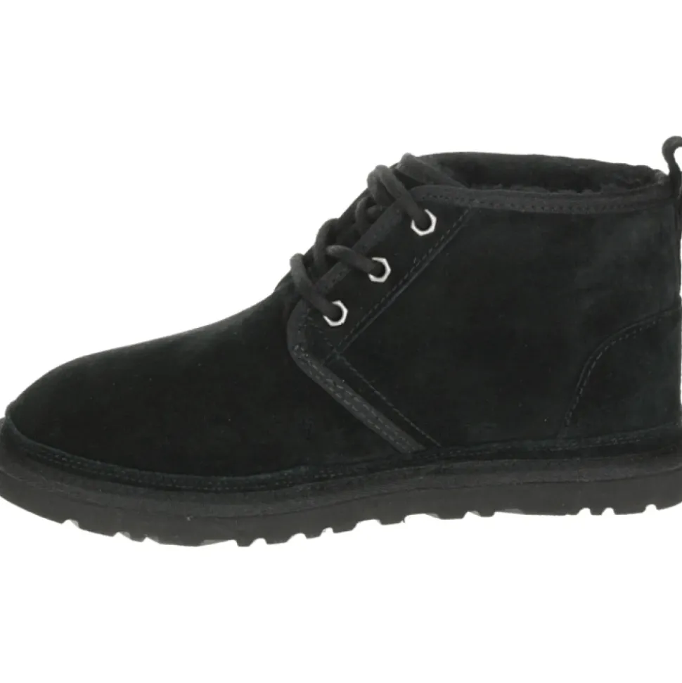 Sportliche Mitte Schwarze Wildlederschuhe