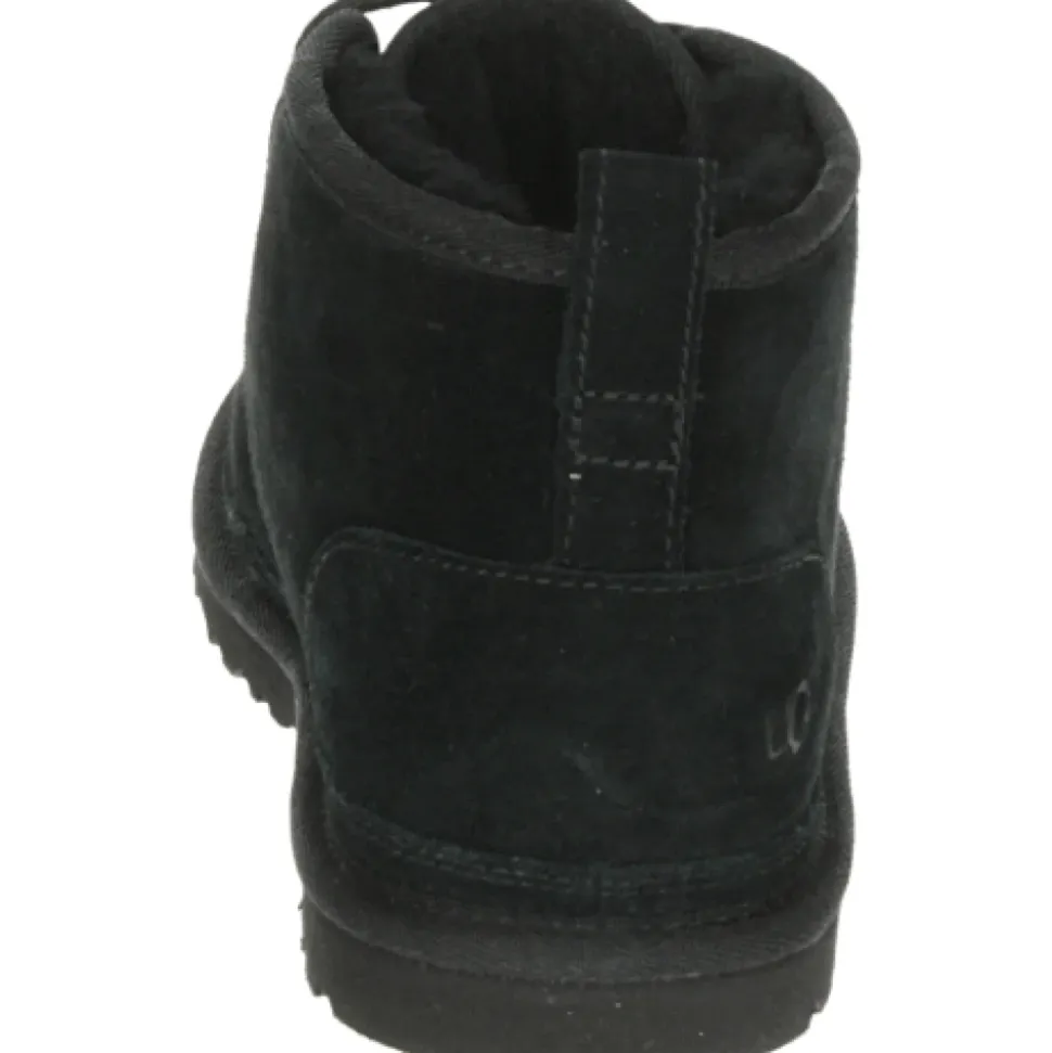 Sportliche Mitte Schwarze Wildlederschuhe