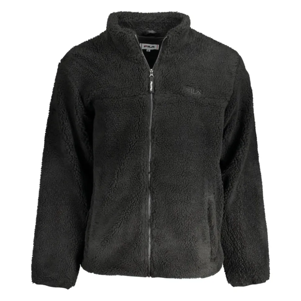 Sportliche Schwarze Jacke mit Stickerei