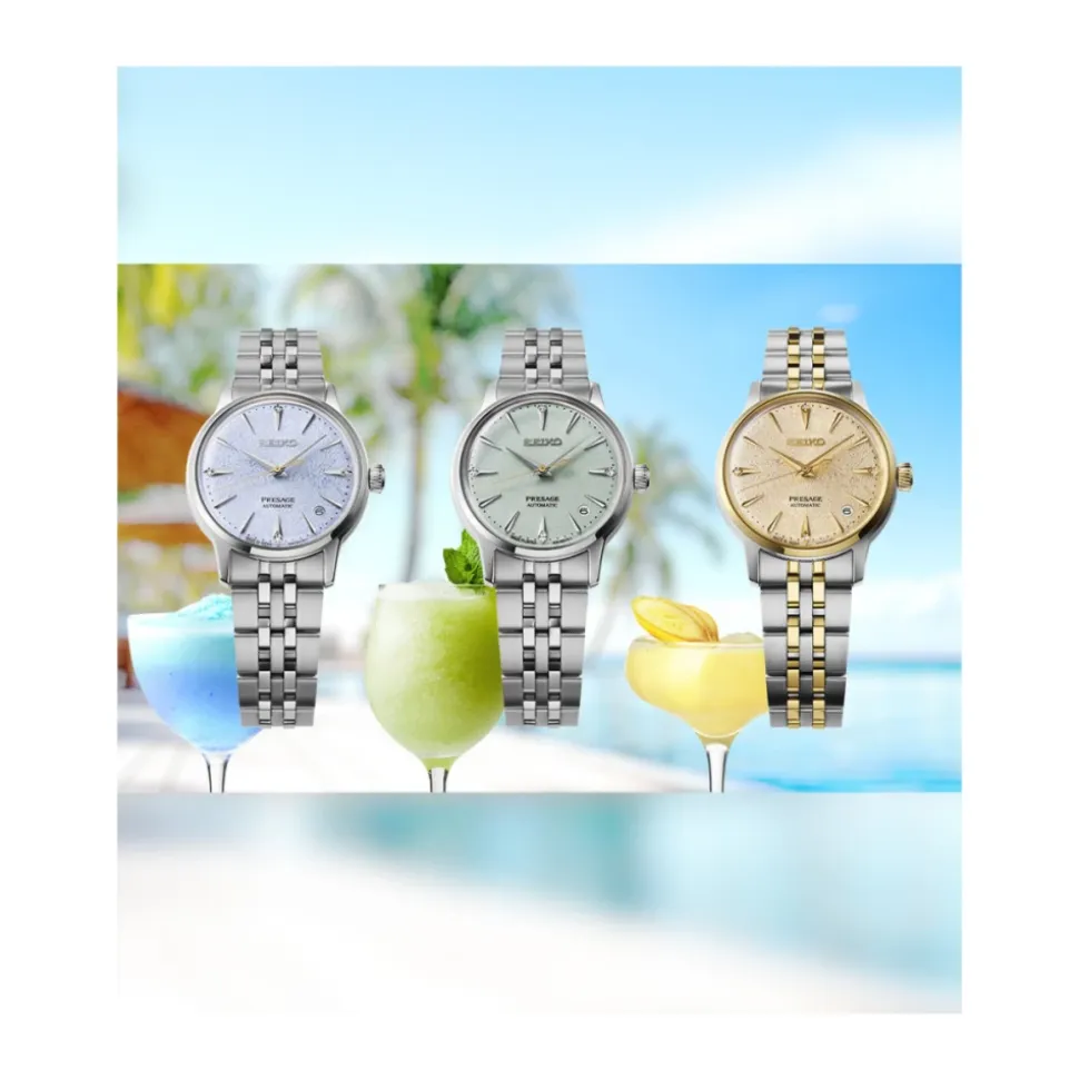 SRPL63J1 - Uhr PRESAGE Cocktail Automatisch 3 Zeiger Datum