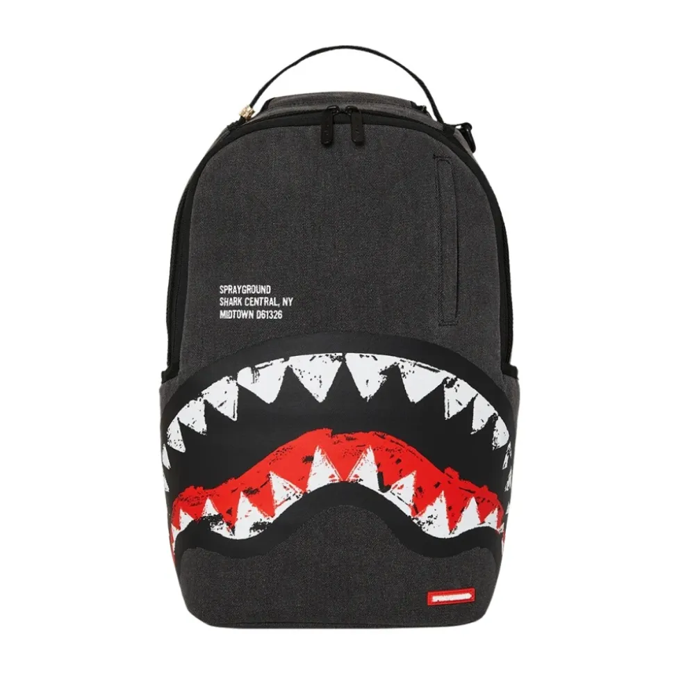 Stadt-Reiserucksack mit Haifisch-Design