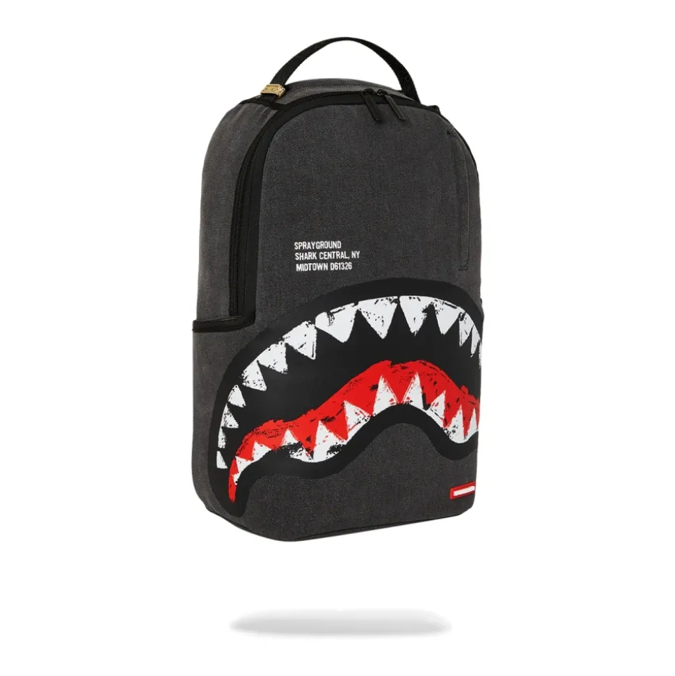 Stadt-Reiserucksack mit Haifisch-Design
