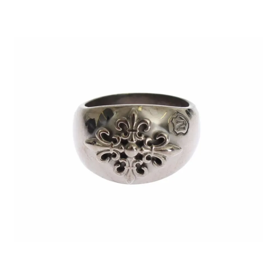 Sterling Silber Fleur de Lis Ring