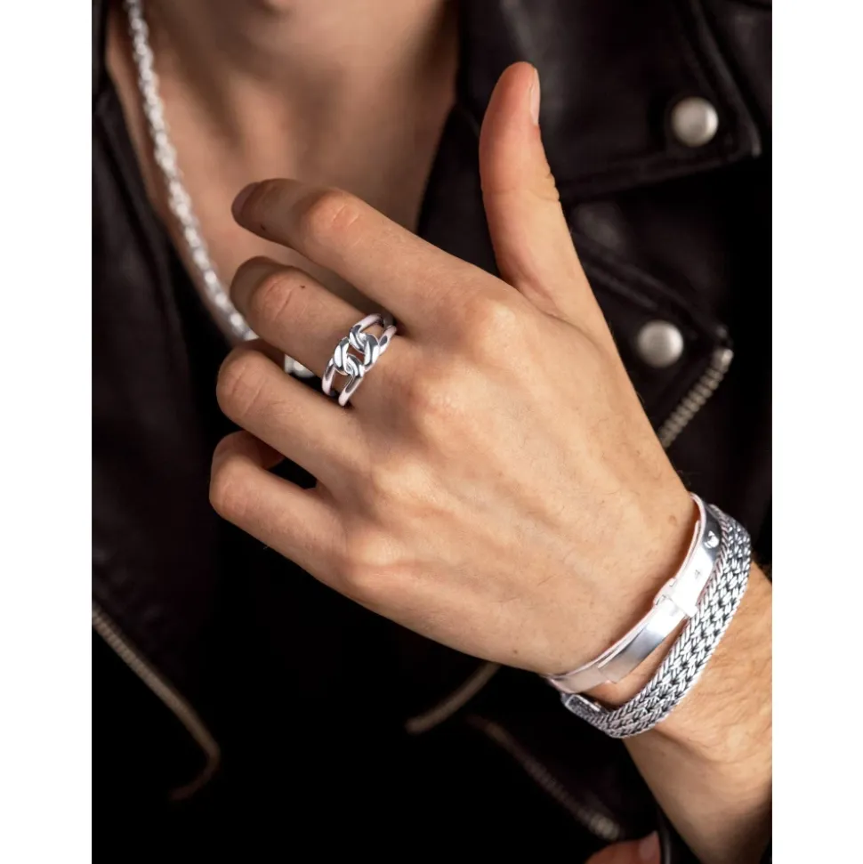 Sterling Silber Knotenring