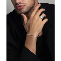 Sterling Silber Perlenarmband