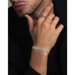 Sterling Silber Wickelarmband