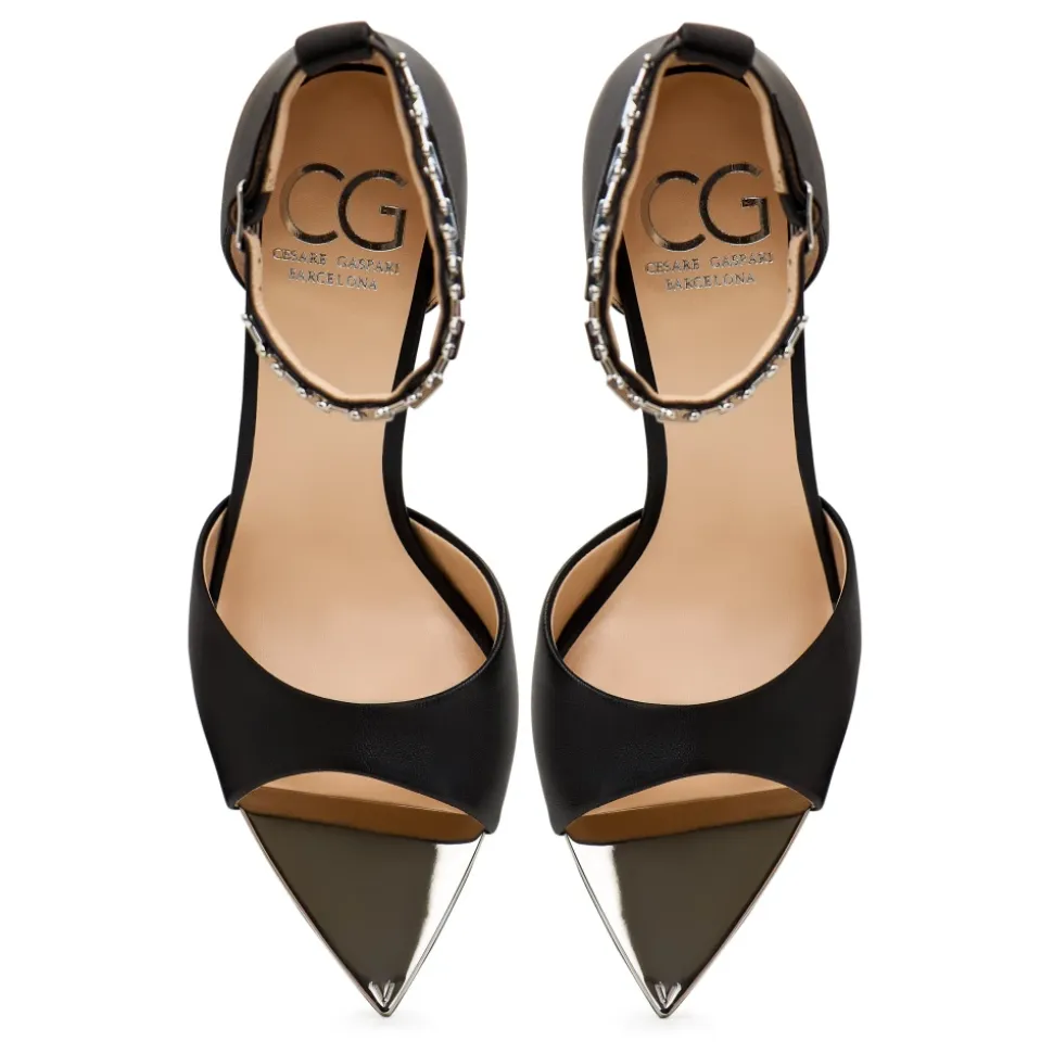 Stiletto High Heel Sandalen Malena - Schwarz