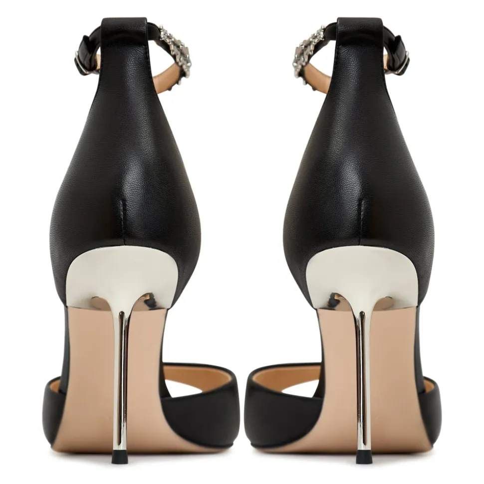 Stiletto High Heel Sandalen Malena - Schwarz