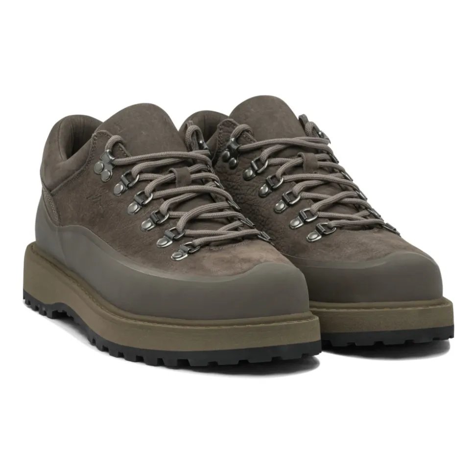 Stilvolle Graue Leder Stiefeletten