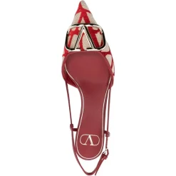 Stilvolle Slingback Kitten Heel Pumps