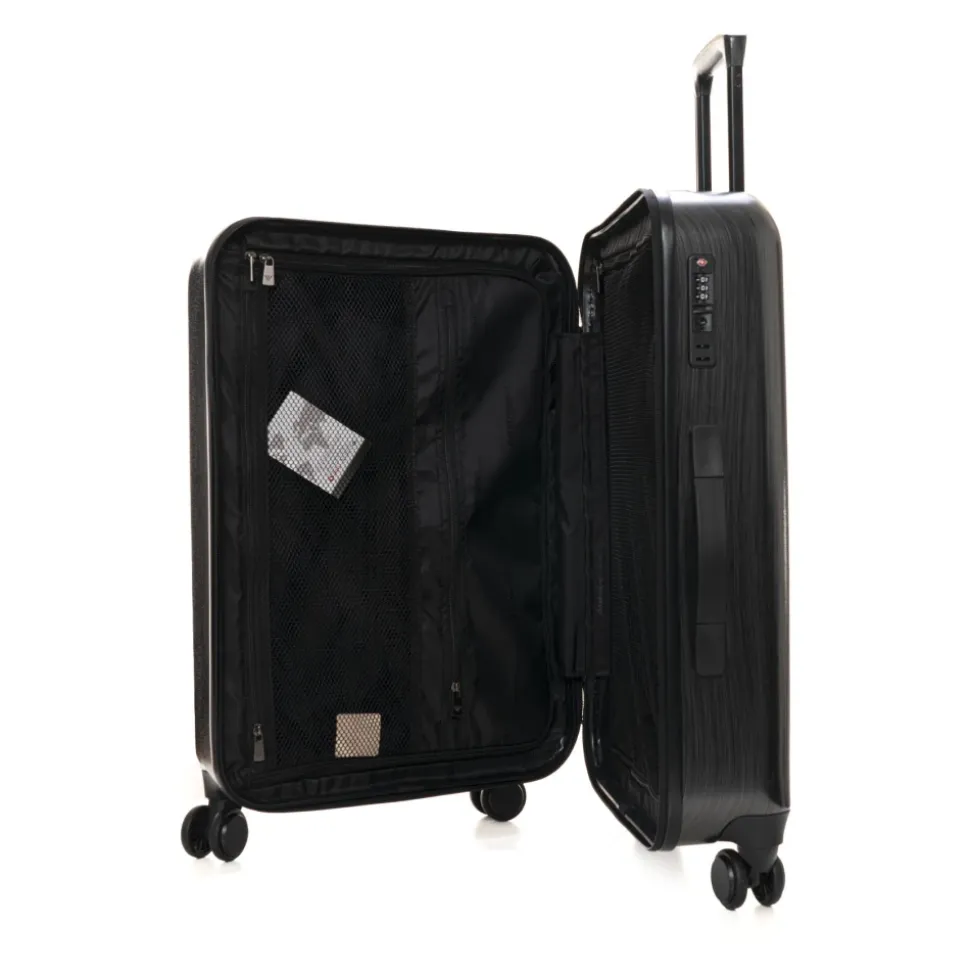Stilvoller 4-Rad-Trolley mit Reißverschluss