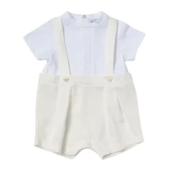 Stilvolles Baby-Outfit-Set mit Hosenträgern