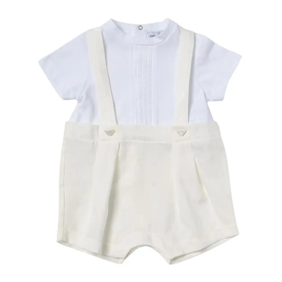 Stilvolles Baby-Outfit-Set mit Hosenträgern