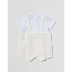 Stilvolles Baby-Outfit-Set mit Hosenträgern
