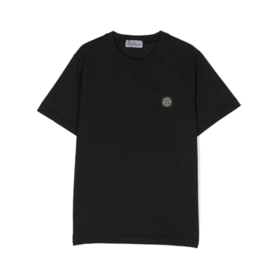 Stone Island T-Shirts und Poloshirts Schwarz