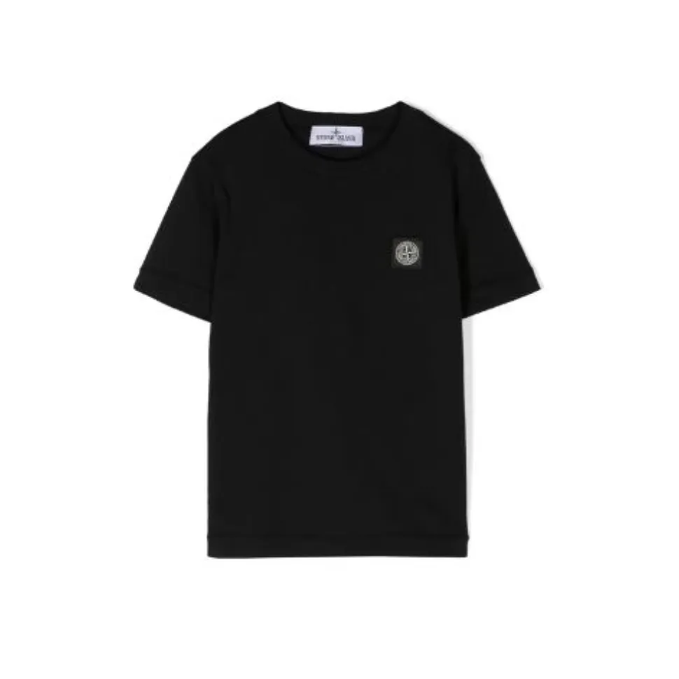 Stone Island T-Shirts und Polos Schwarz