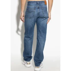 Straight-leg jeans