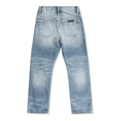 Straight-leg jeans