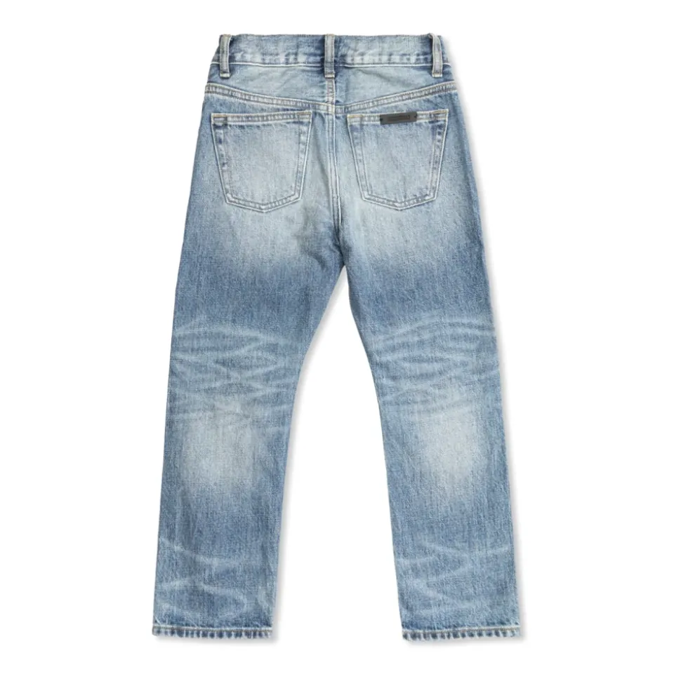 Straight-leg jeans