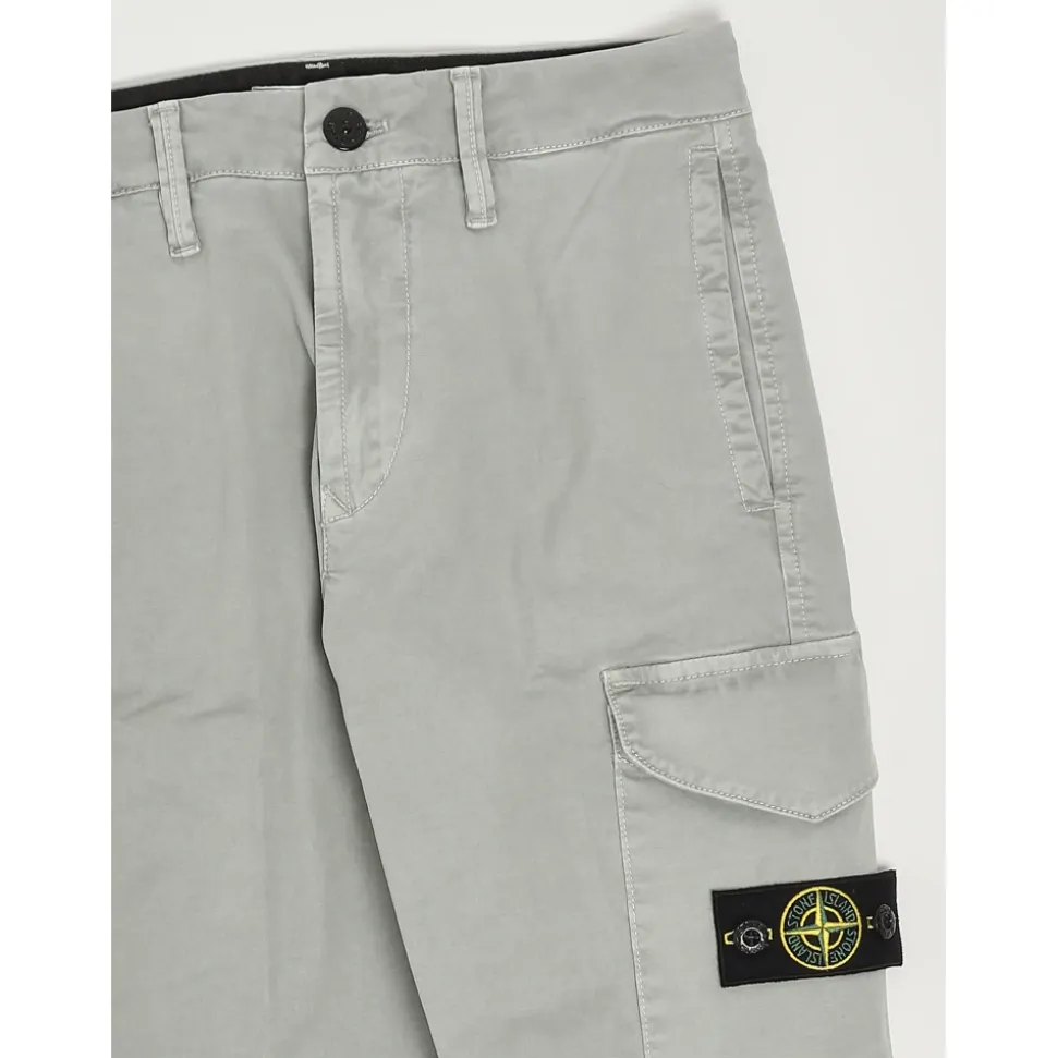Stretch Baumwoll-Cargo-Hosen