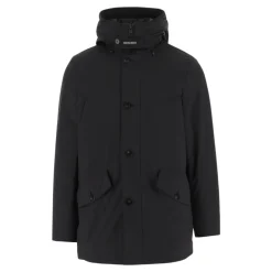 Stretch-Nylon-Kapuzenparka