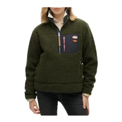 Strickjacke mit Reißverschluss und Vordertaschen