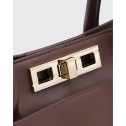 Structured Top Handle Bag