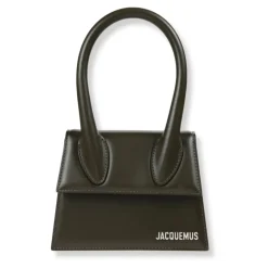 Strukturierte Ledertasche mit abnehmbarem Riemen