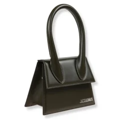 Strukturierte Ledertasche mit abnehmbarem Riemen