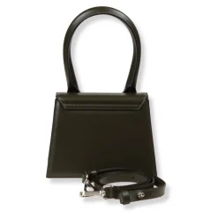 Strukturierte Ledertasche mit abnehmbarem Riemen