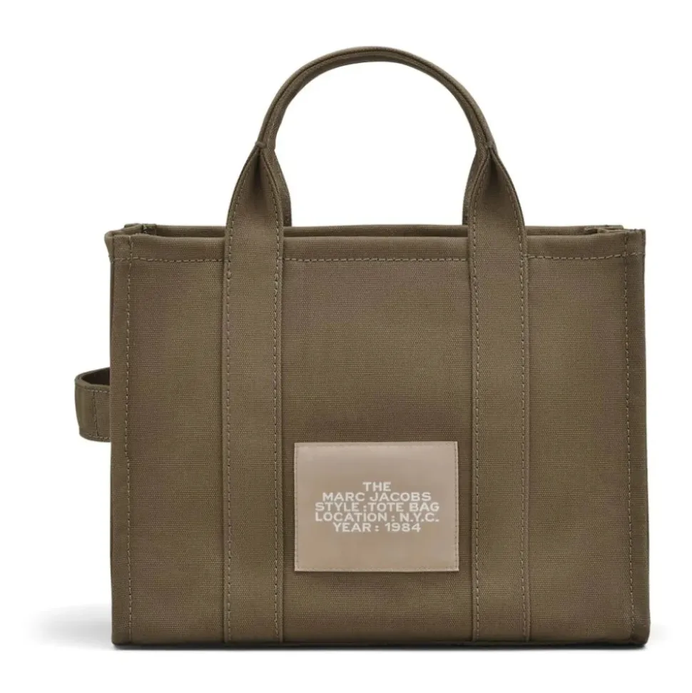 Strukturierte Olivgrüne Tote Tasche