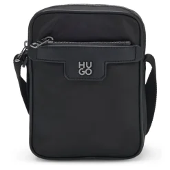 Strukturierte Reporter-Tasche mit Gunmetal-Hardware