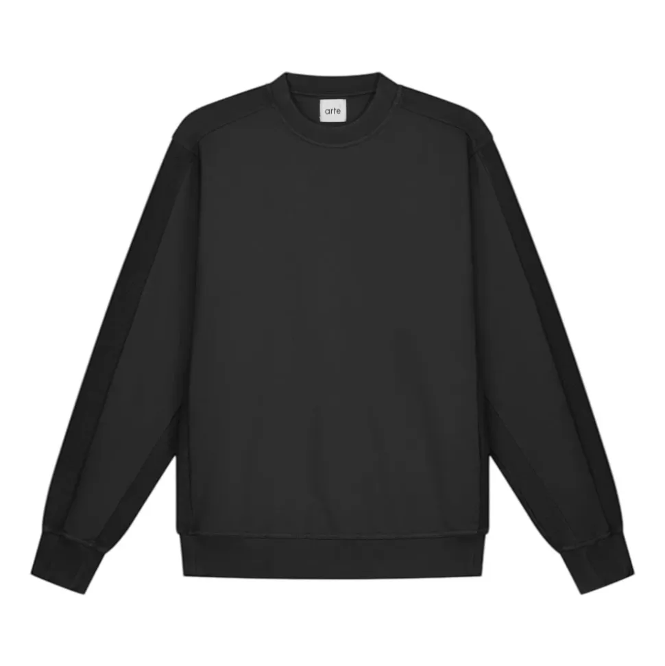 Strukturierter Crewneck Sweatshirt Herbst/Winter Kollektion