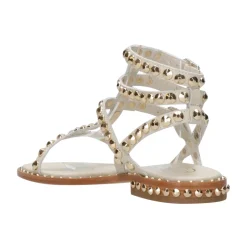 Studded Leather Baby Powder Sandals