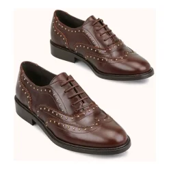 Studded Leather Richelieus