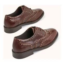 Studded Leather Richelieus