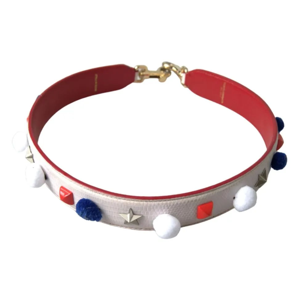 Studded Leder Schulterriemen
