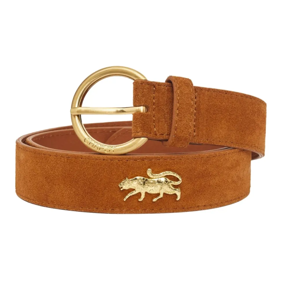 Studded Leopard Belt