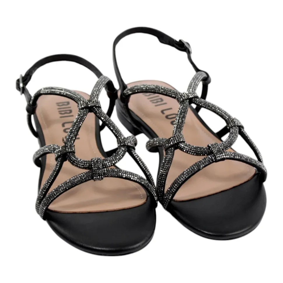 Stylische flache Sandalen