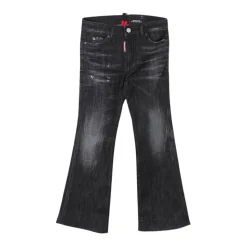 Stylische Schwarze Flared Jeans