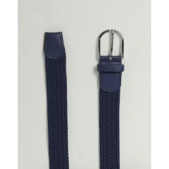 Stylischer elastischer Gürtel mit Metallschnalle