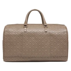 Stylischer Weekender mit Geprägtem Logo