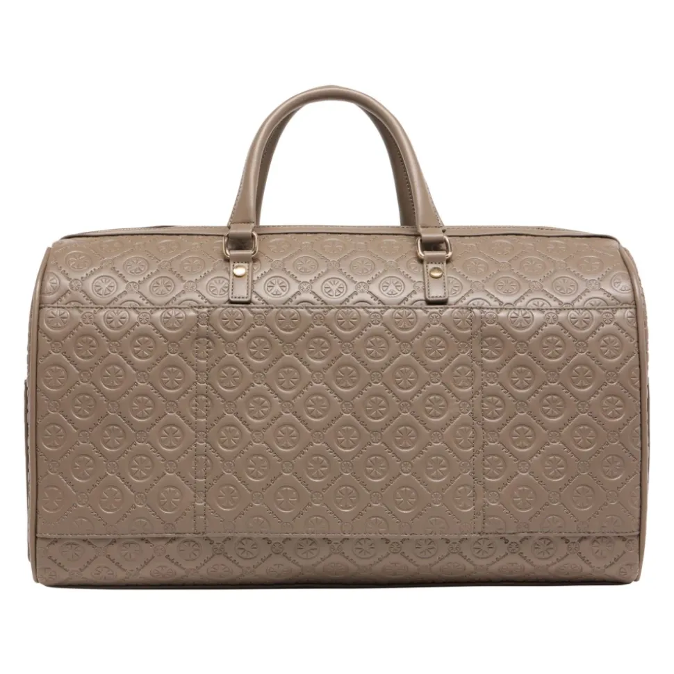 Stylischer Weekender mit Geprägtem Logo