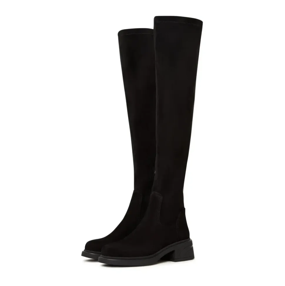 Suede Chic Overknee-Stiefel