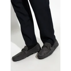 Suede loafers Front