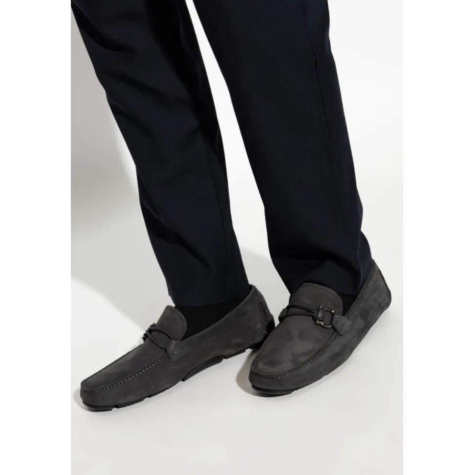 Suede loafers Front