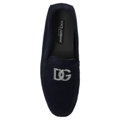 Suede Mokassins mit Logo