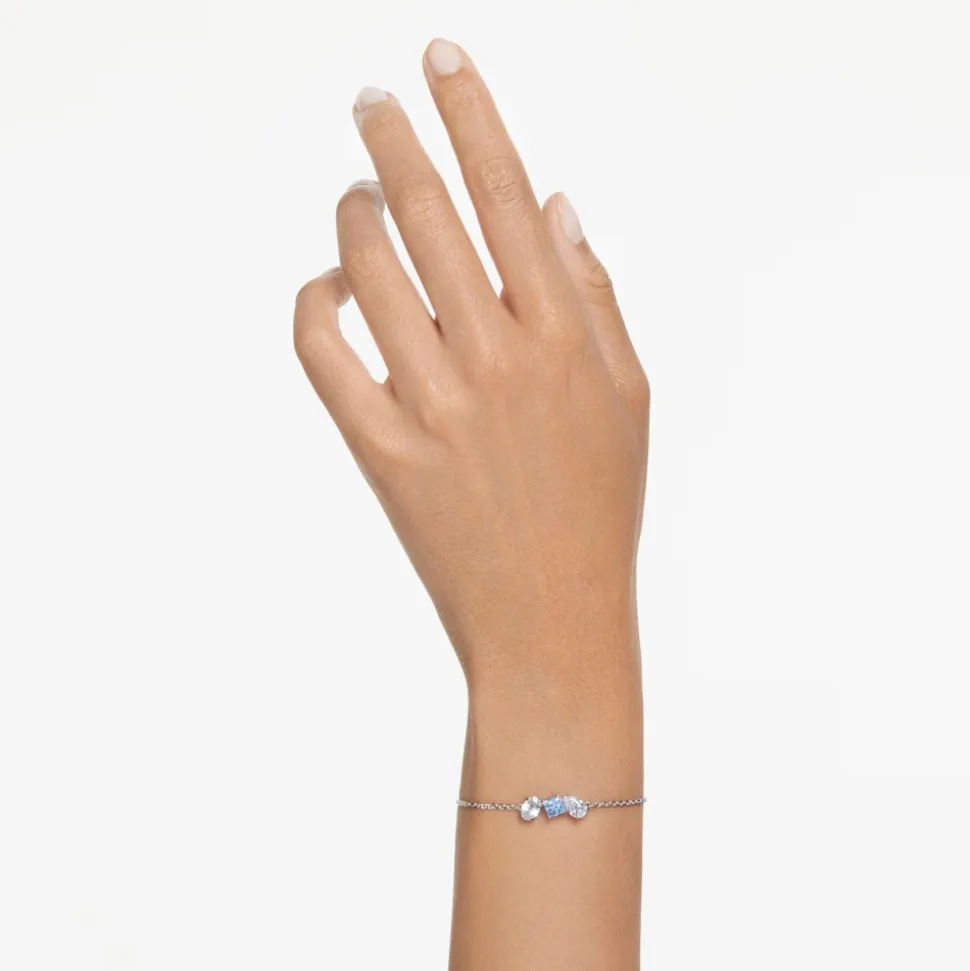 Swarovski Armband Damen Mesmera Blau Rhodiniert 5668359