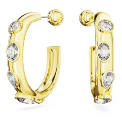 Swarovski Damen Creolen Weiß Gold Dextera 5663261